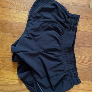 black lulu shorts